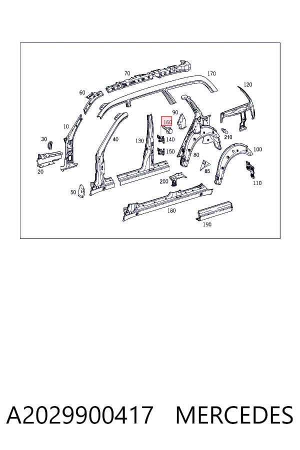  A2029900417 Mercedes