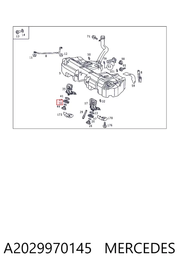  A2029970145 Mercedes