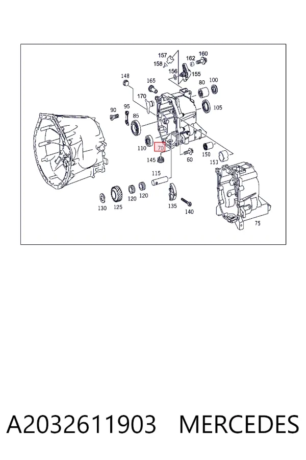  A2032611903 Mercedes