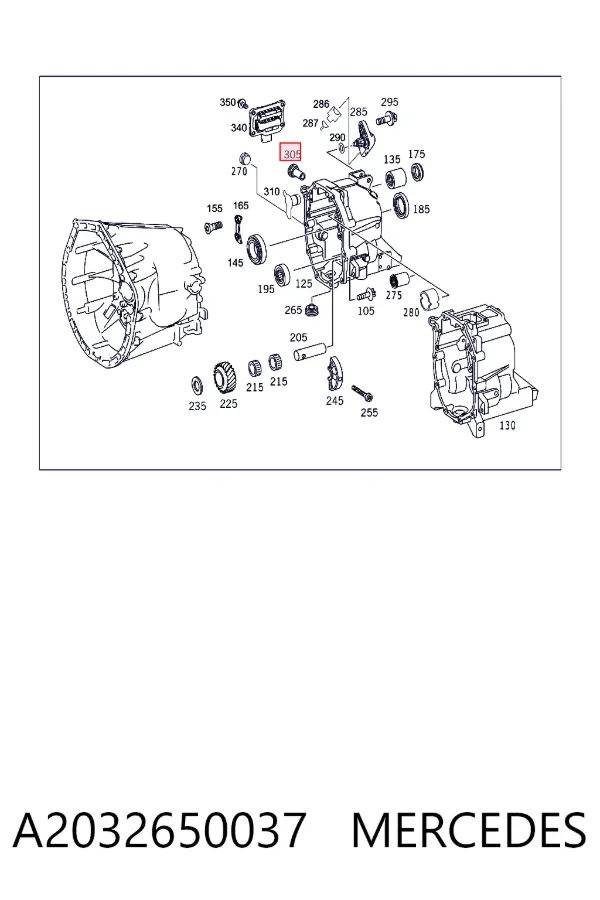  A2032650037 Mercedes