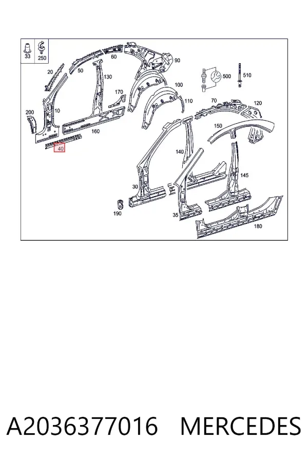  A2036377016 Mercedes