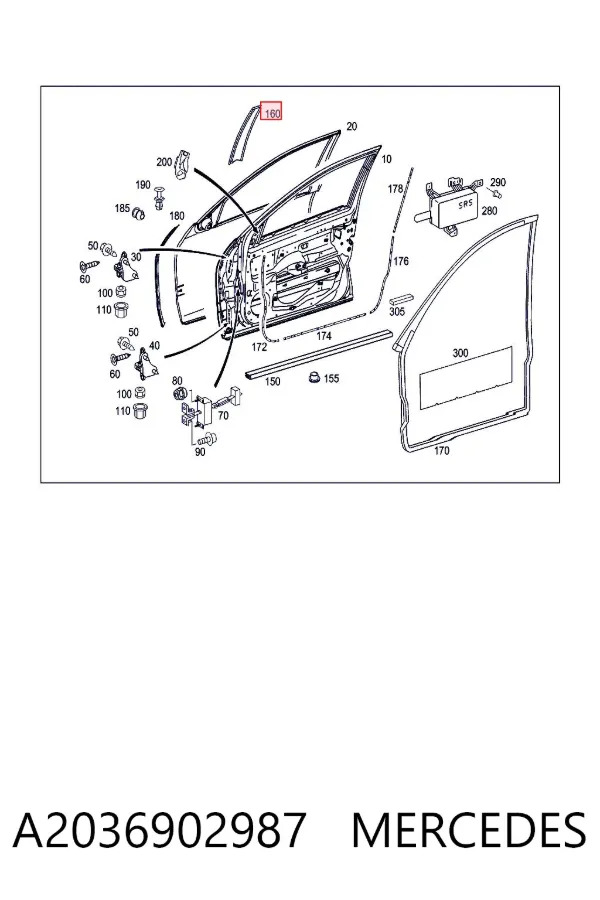  A2036902987 Mercedes