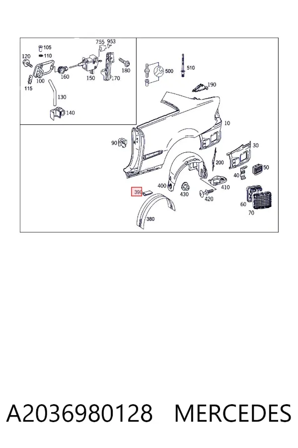  A2036980128 Mercedes