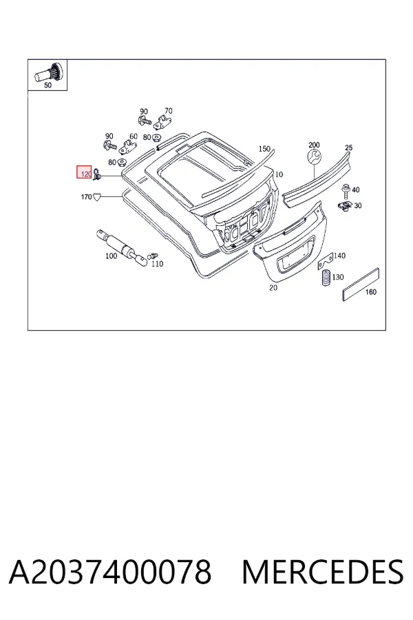  A2037400078 Mercedes