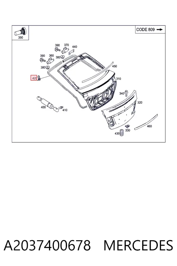  A2037400678 Mercedes
