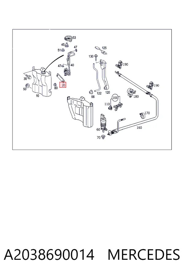  A2038690014 Mercedes