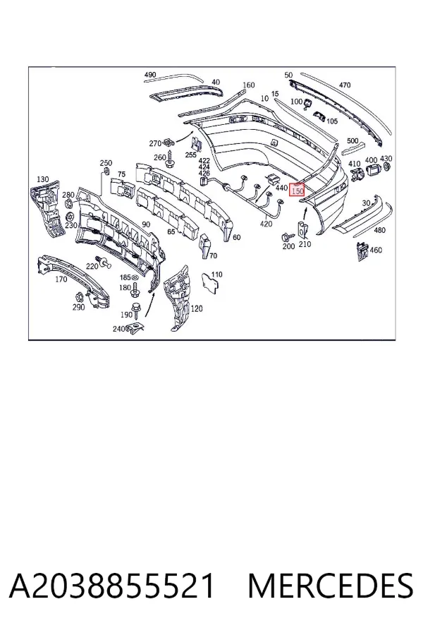  A2038855521 Mercedes