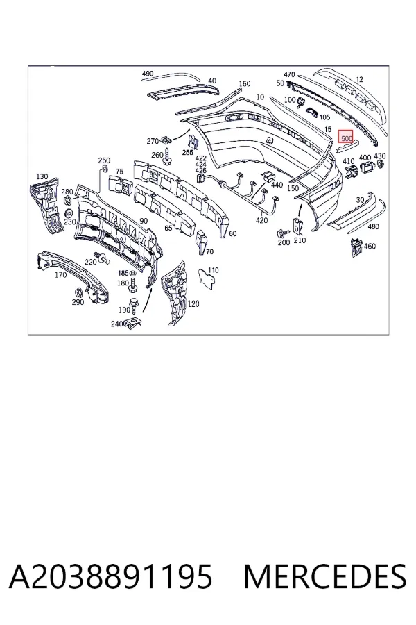  A2038891195 Mercedes