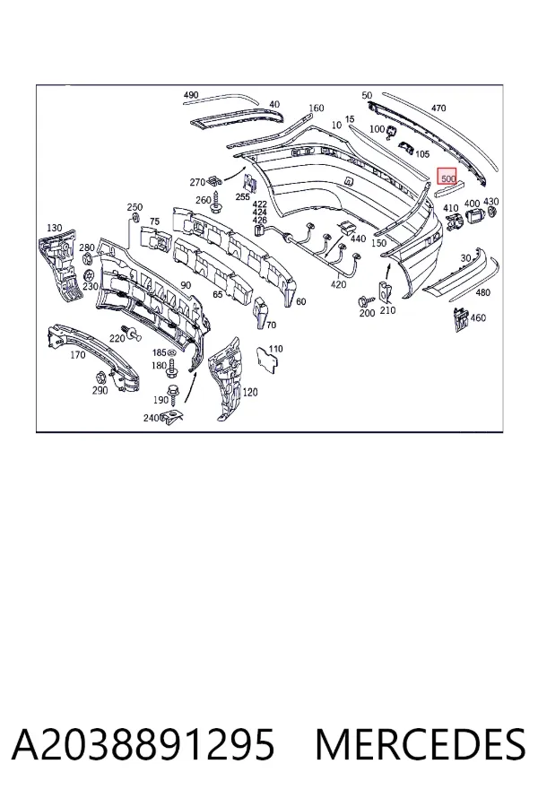  A2038891295 Mercedes
