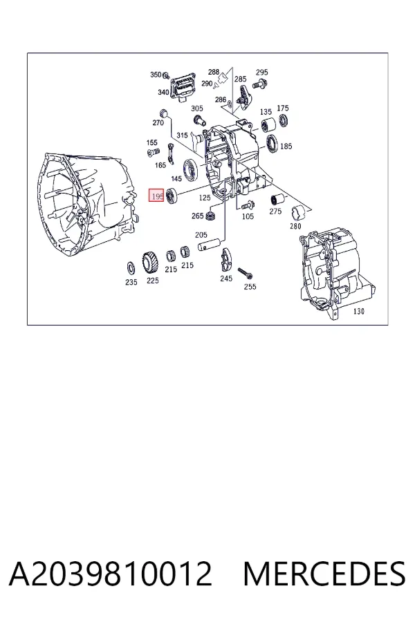  A2039810012 Mercedes