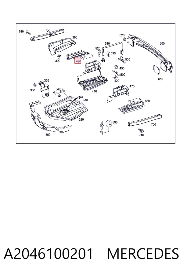  A2046100201 Mercedes