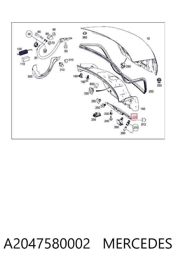  A2047580002 Mercedes