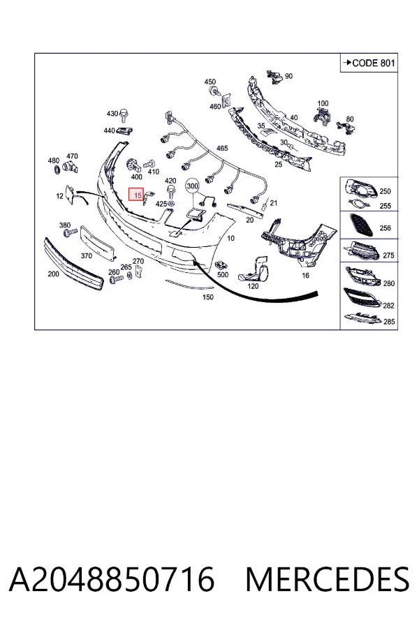  A2048850716 Mercedes