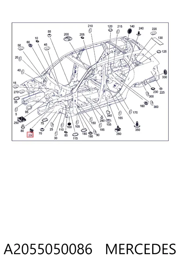  A2055050086 Mercedes
