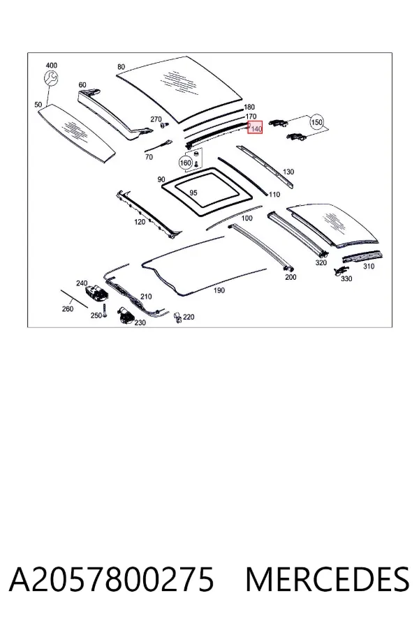  A2057800275 Mercedes