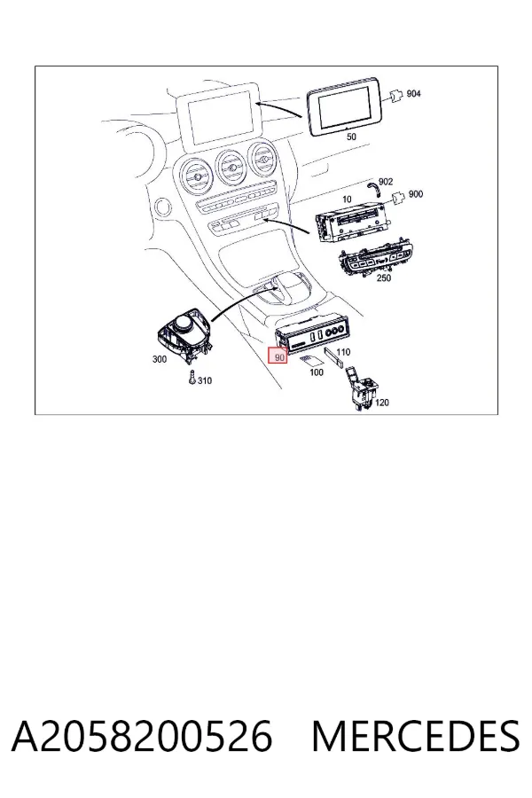  A2058200526 Mercedes