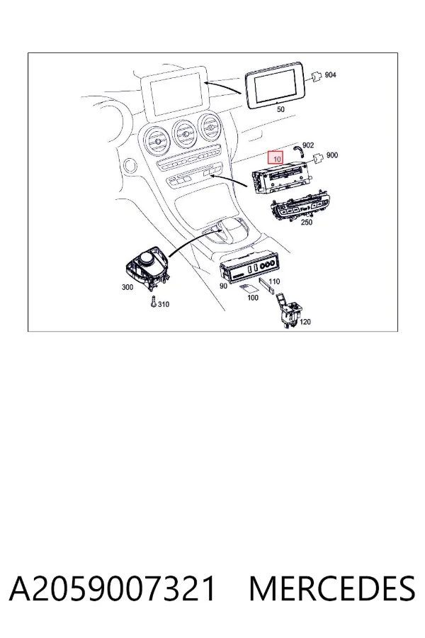  A2059007321 Mercedes