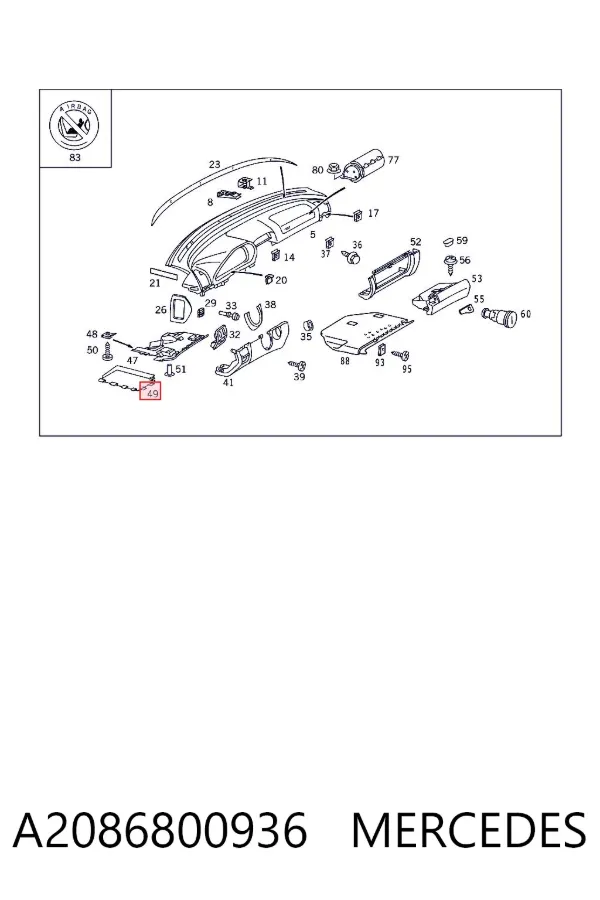  A2086800936 Mercedes