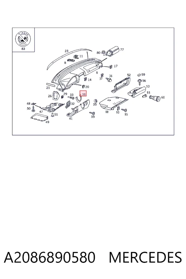  A2086890580 Mercedes
