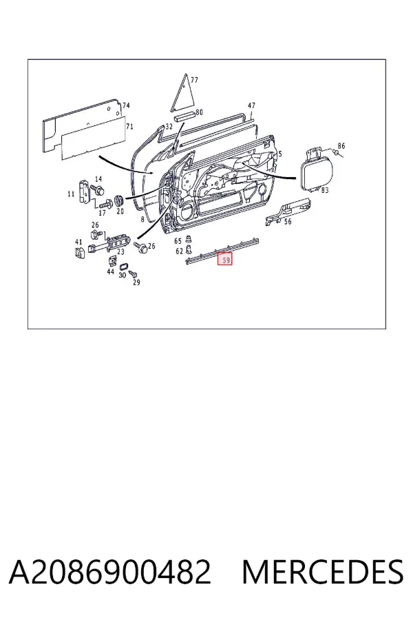  A2086900482 Mercedes