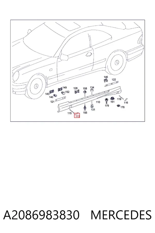  A2086983830 Mercedes