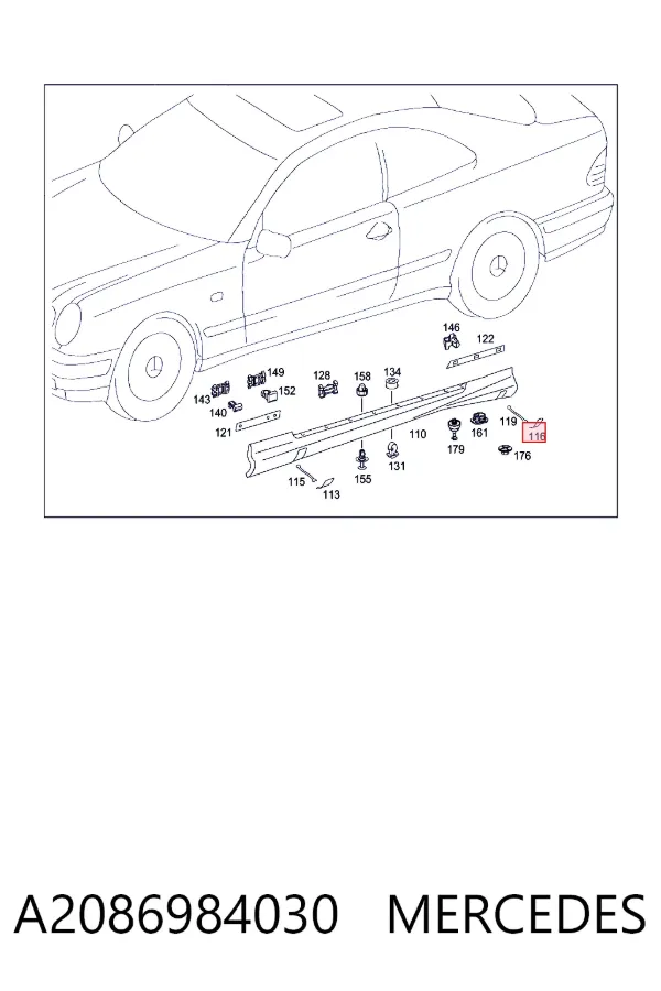  A2086984030 Mercedes