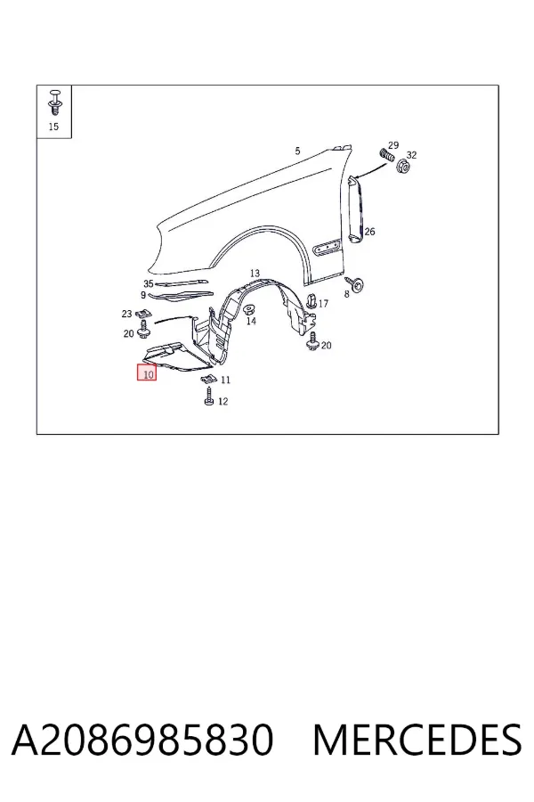  A2086985830 Mercedes