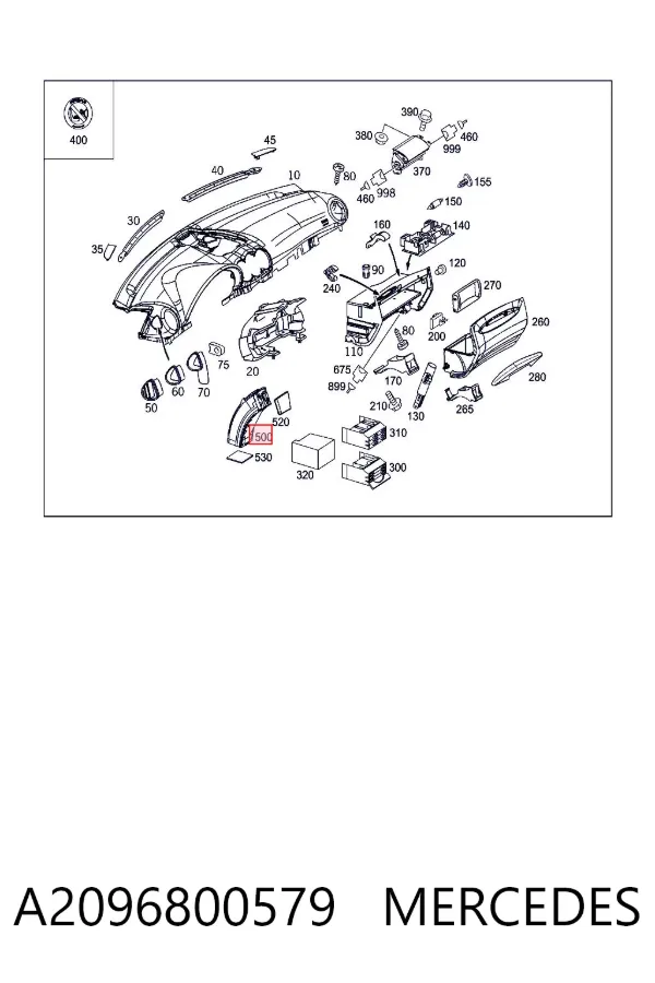  A2096800579 Mercedes