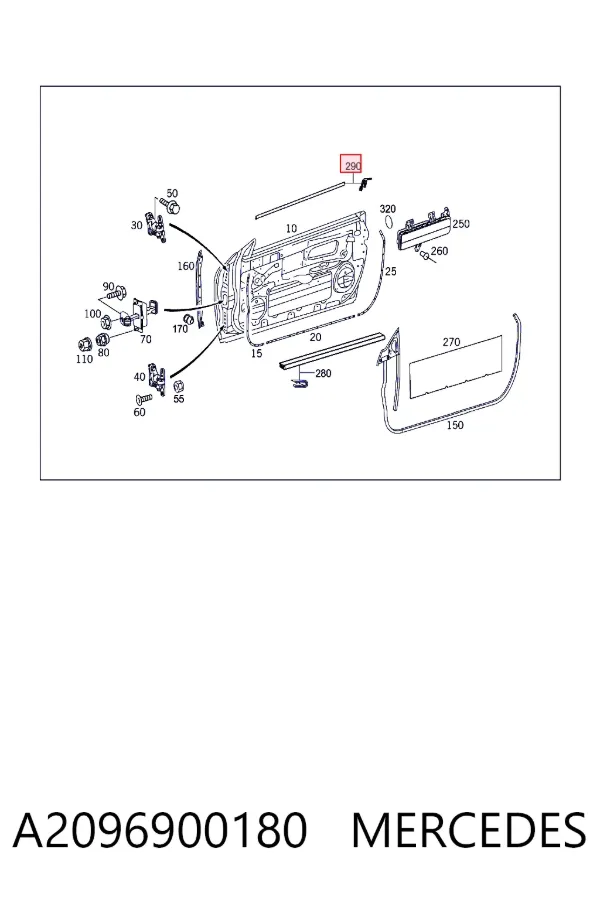  A2096900180 Mercedes