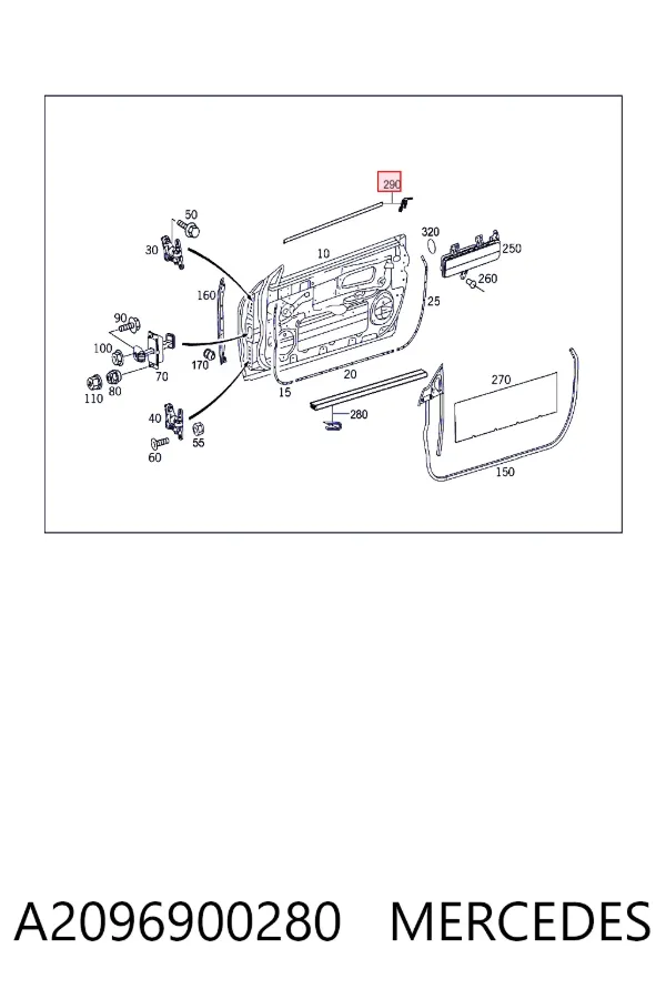  A2096900280 Mercedes