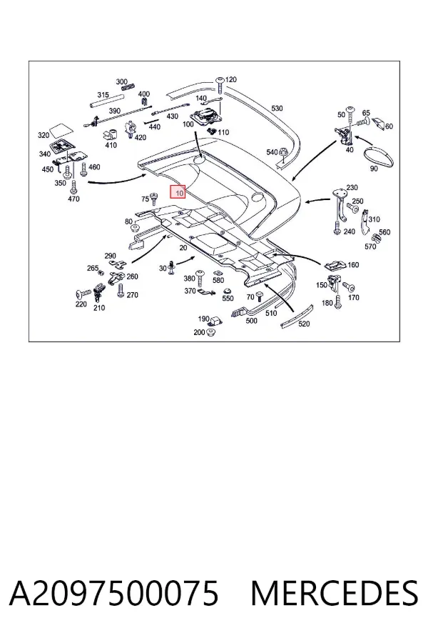  A2097500075 Mercedes