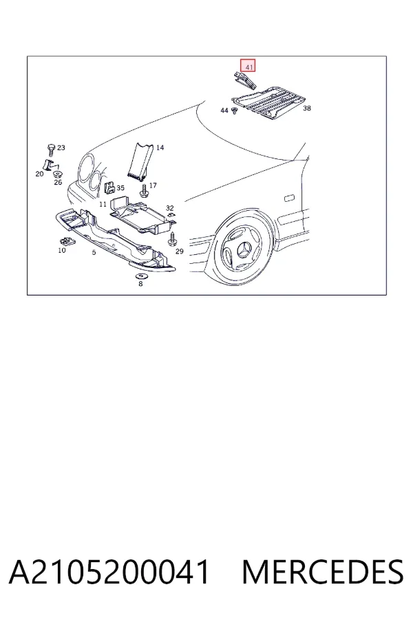  A2105200041 Mercedes