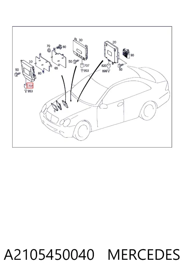  A2105450040 Mercedes