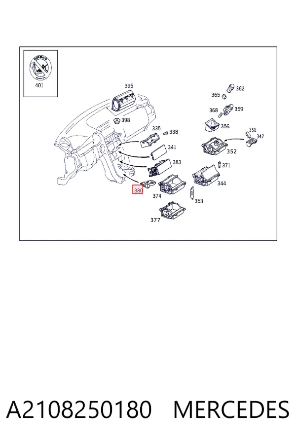  A2108250180 Mercedes