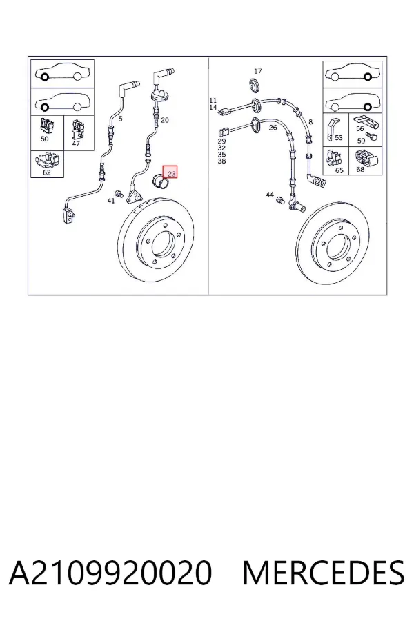  A2109920020 Mercedes