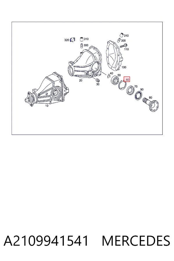  A2109941541 Mercedes