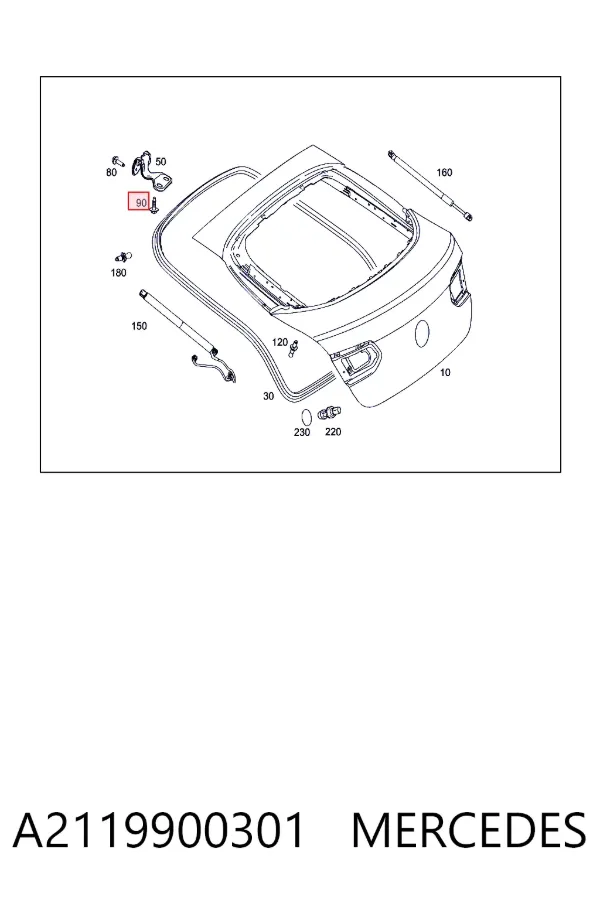 A2119900301 Mercedes