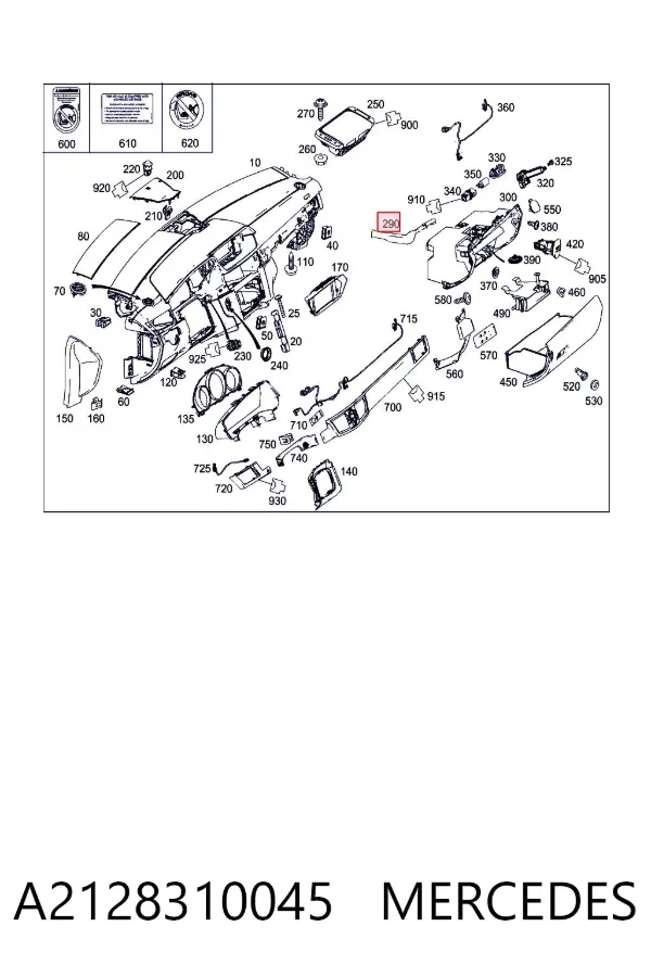  A2128310045 Mercedes