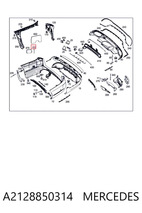 A2128850314 Mercedes