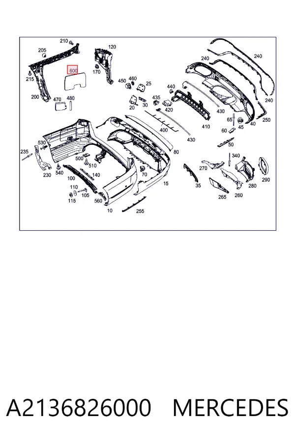 A2136826000 Mercedes