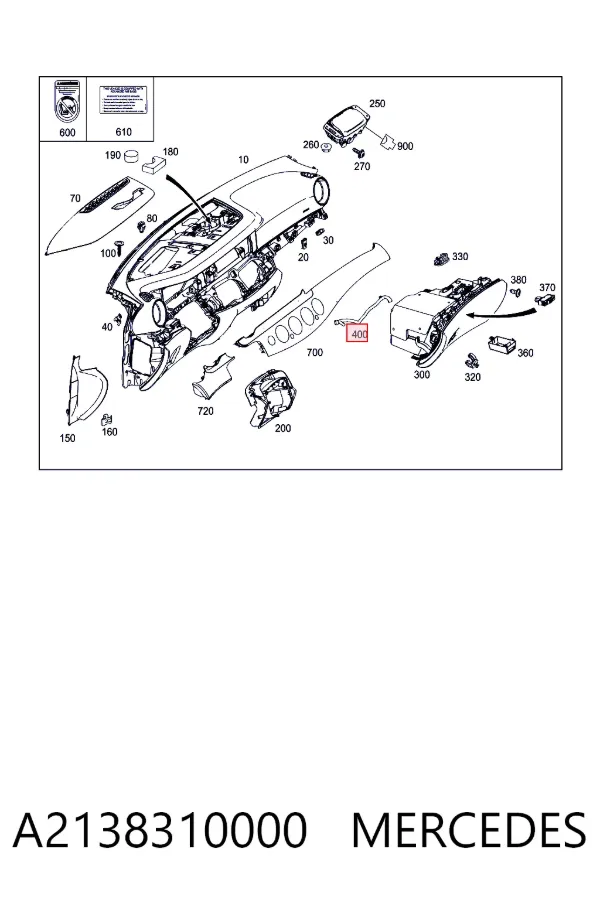  A2138310000 Mercedes