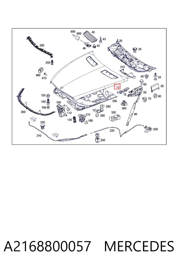 Capota A2168800057 Mercedes
