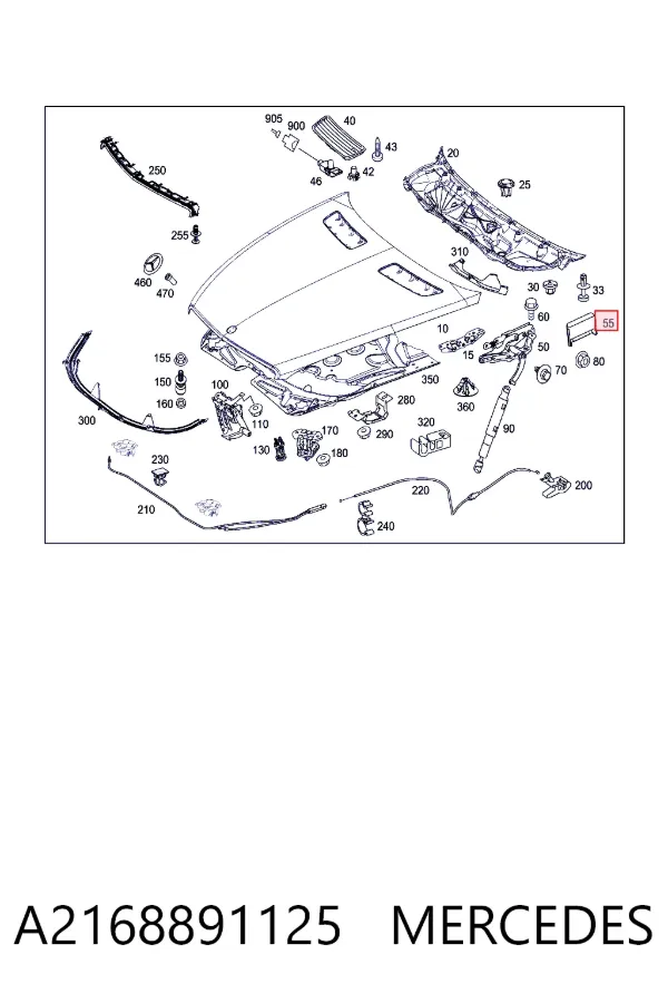  A2168891125 Mercedes