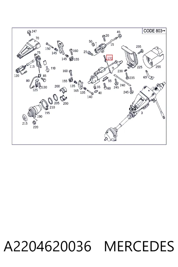  A2204620036 Mercedes