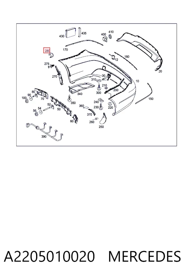  A2205010020 Mercedes