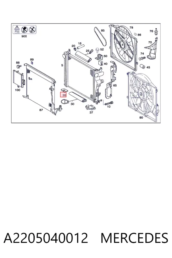  A2205040012 Mercedes