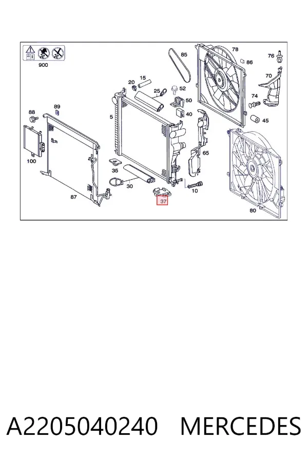  A2205040240 Mercedes
