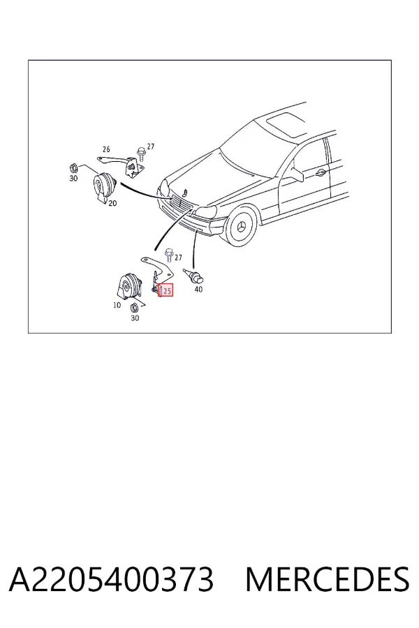  A2205400373 Mercedes