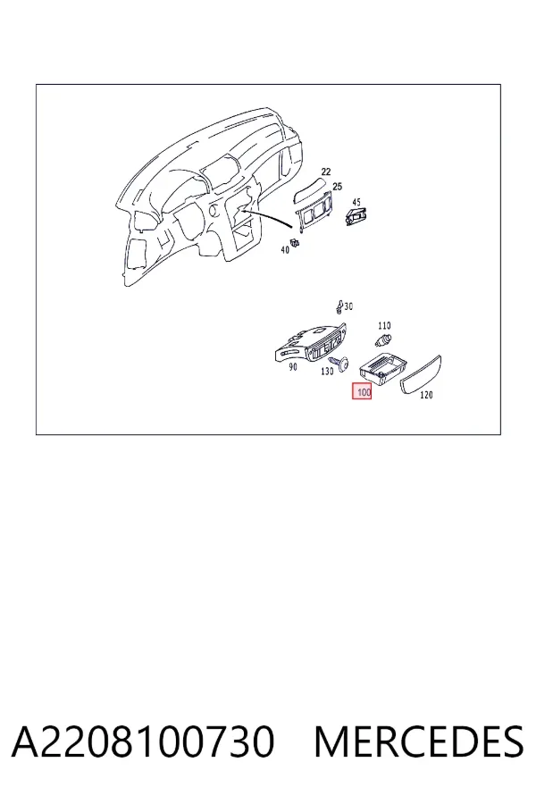  A2208100730 Mercedes