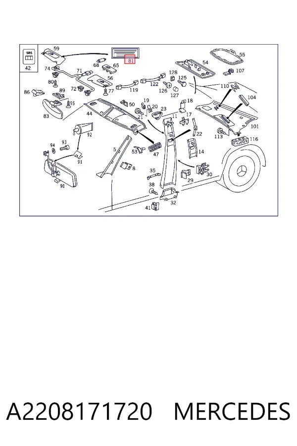  A2208171720 Mercedes